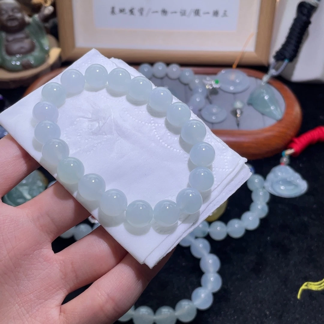 *****翡翠未镶嵌颈饰手串