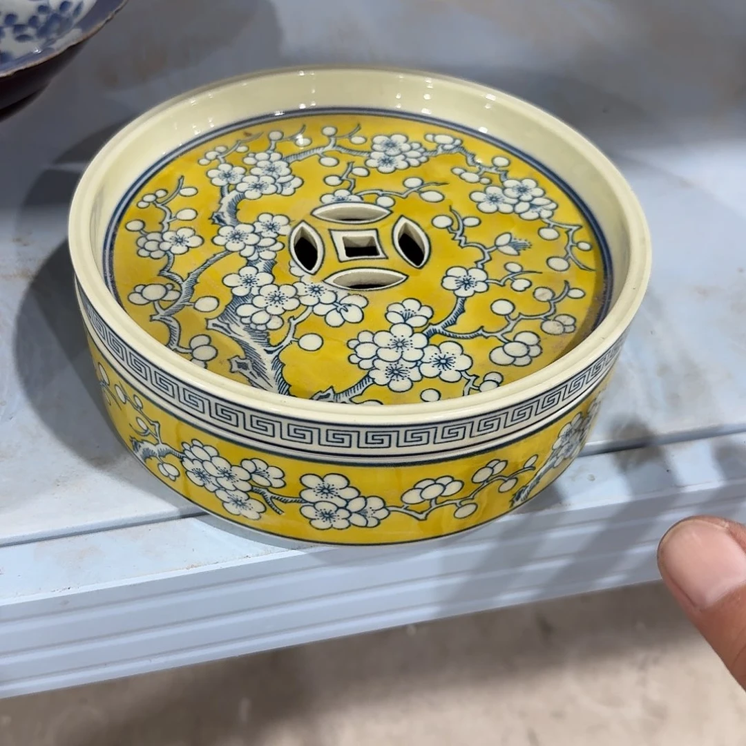 瓷片摆件手绘瓷器全部处理