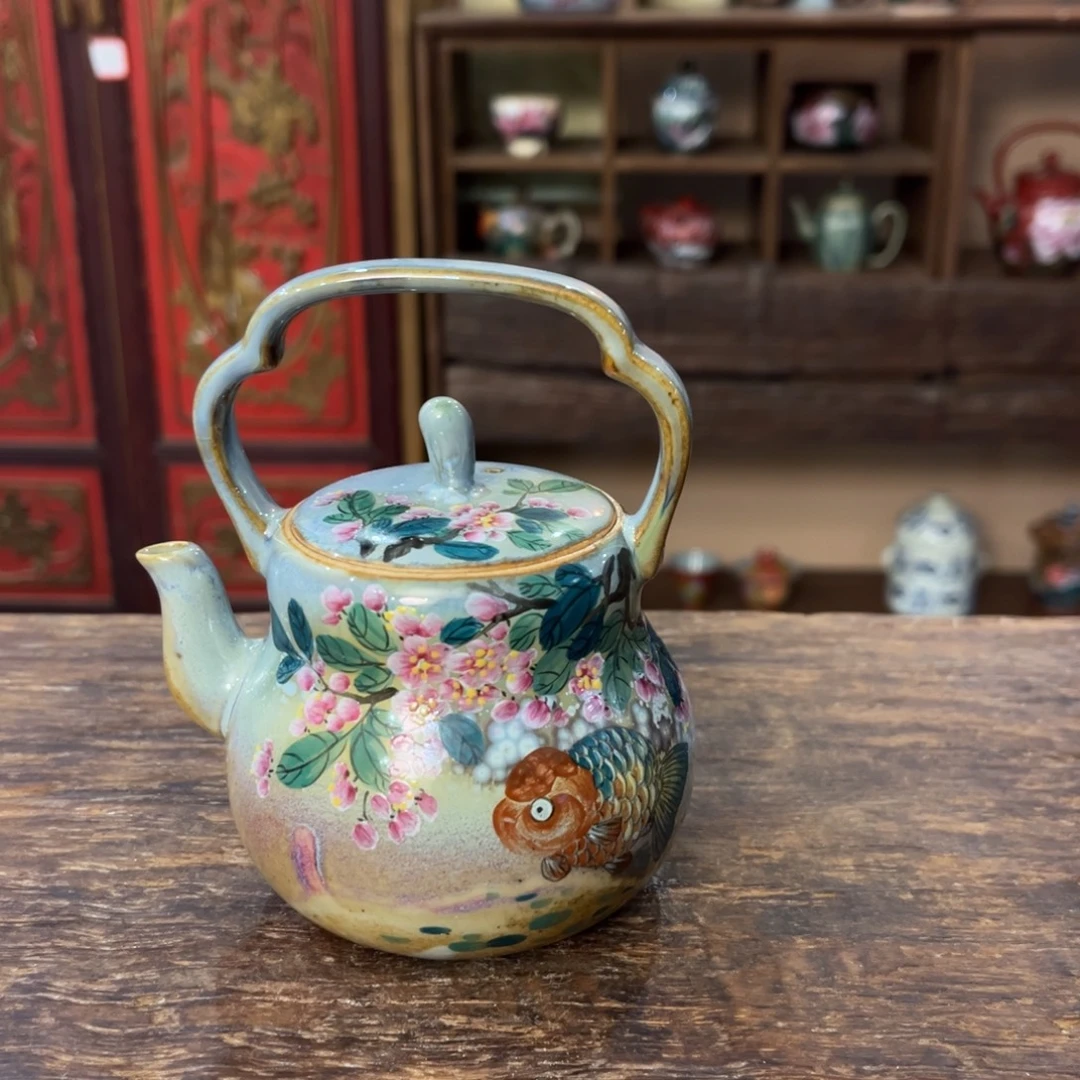 柴烧手工手绘陶瓷