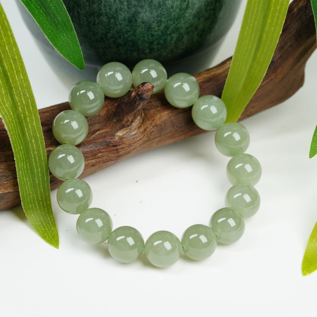 【小北好物】和田玉单圈手串约11mm+【多样性发一件】25-QH10X680