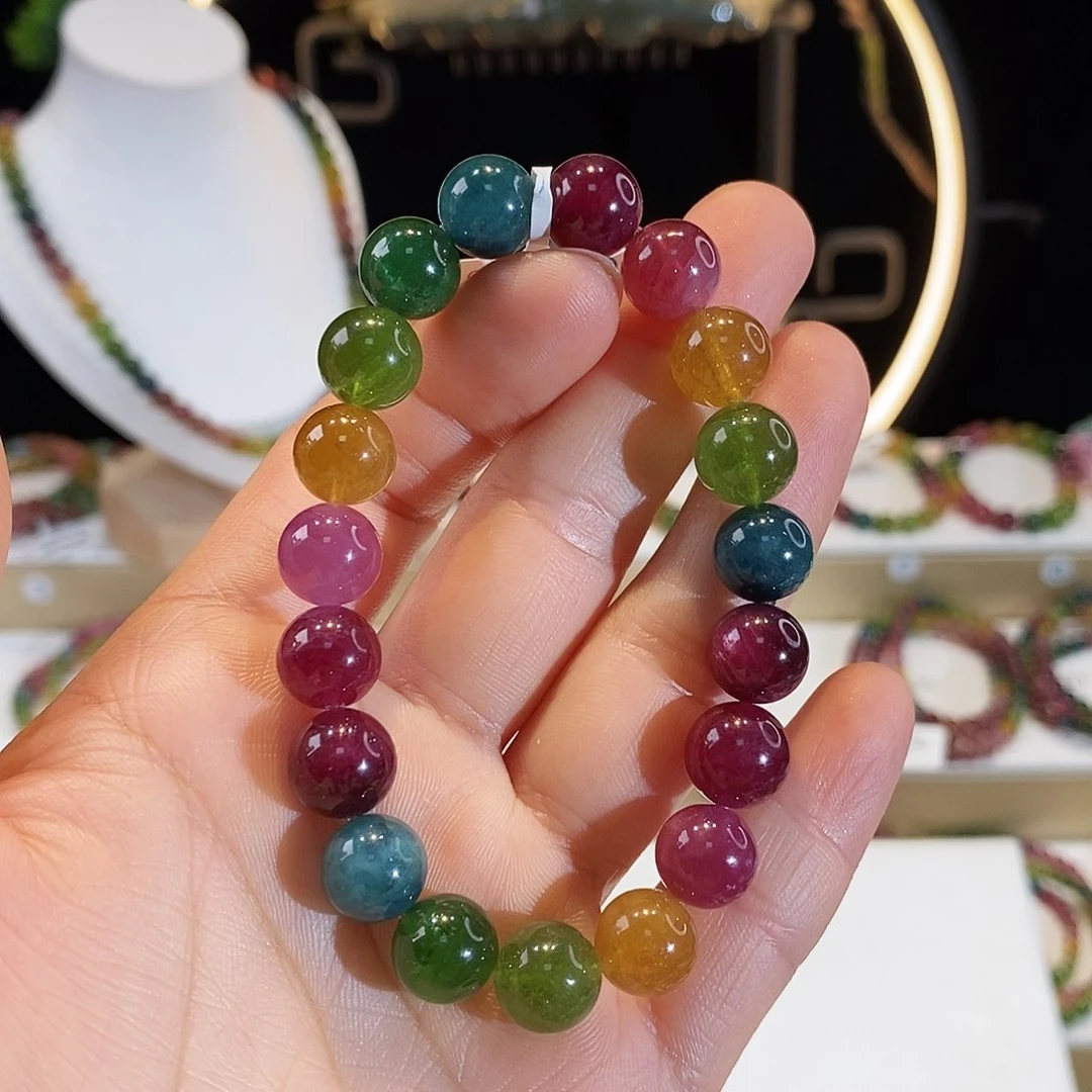 碧玺手链未镶嵌G2479颜色微差