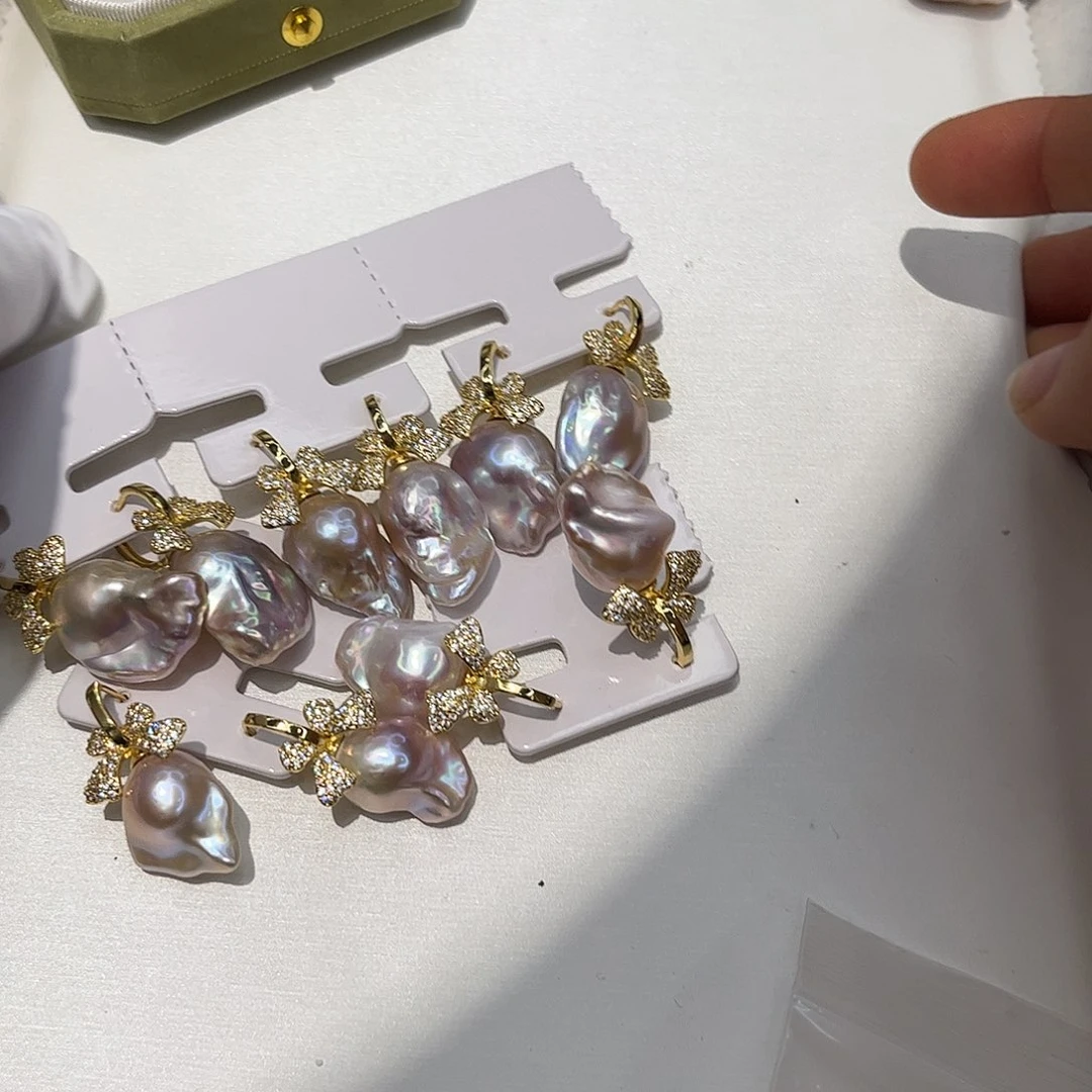 耳饰合金淡水珍珠