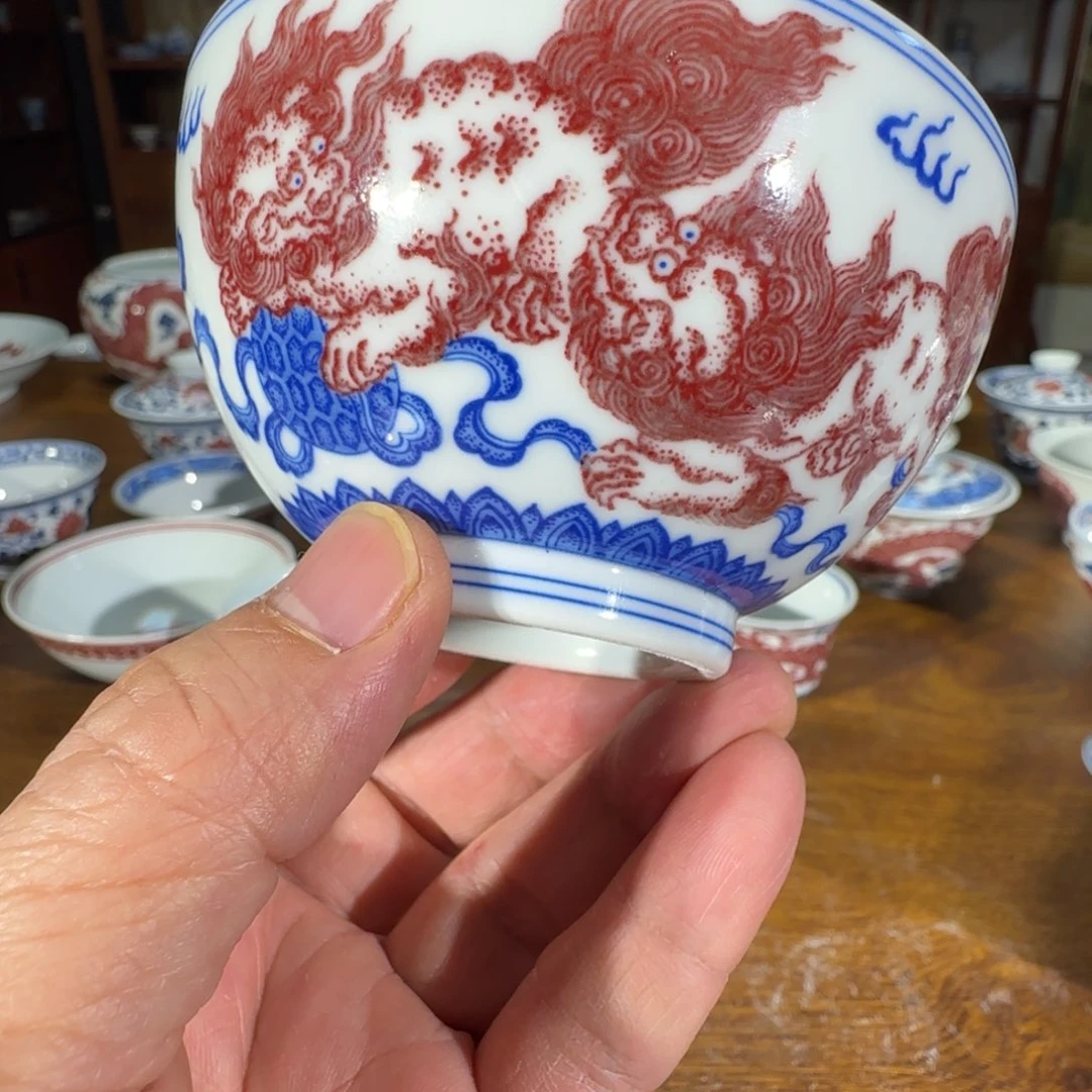 军***旅景德镇原矿陶瓷茶具