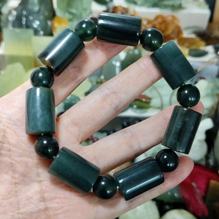 岫玉未镶嵌手串手串