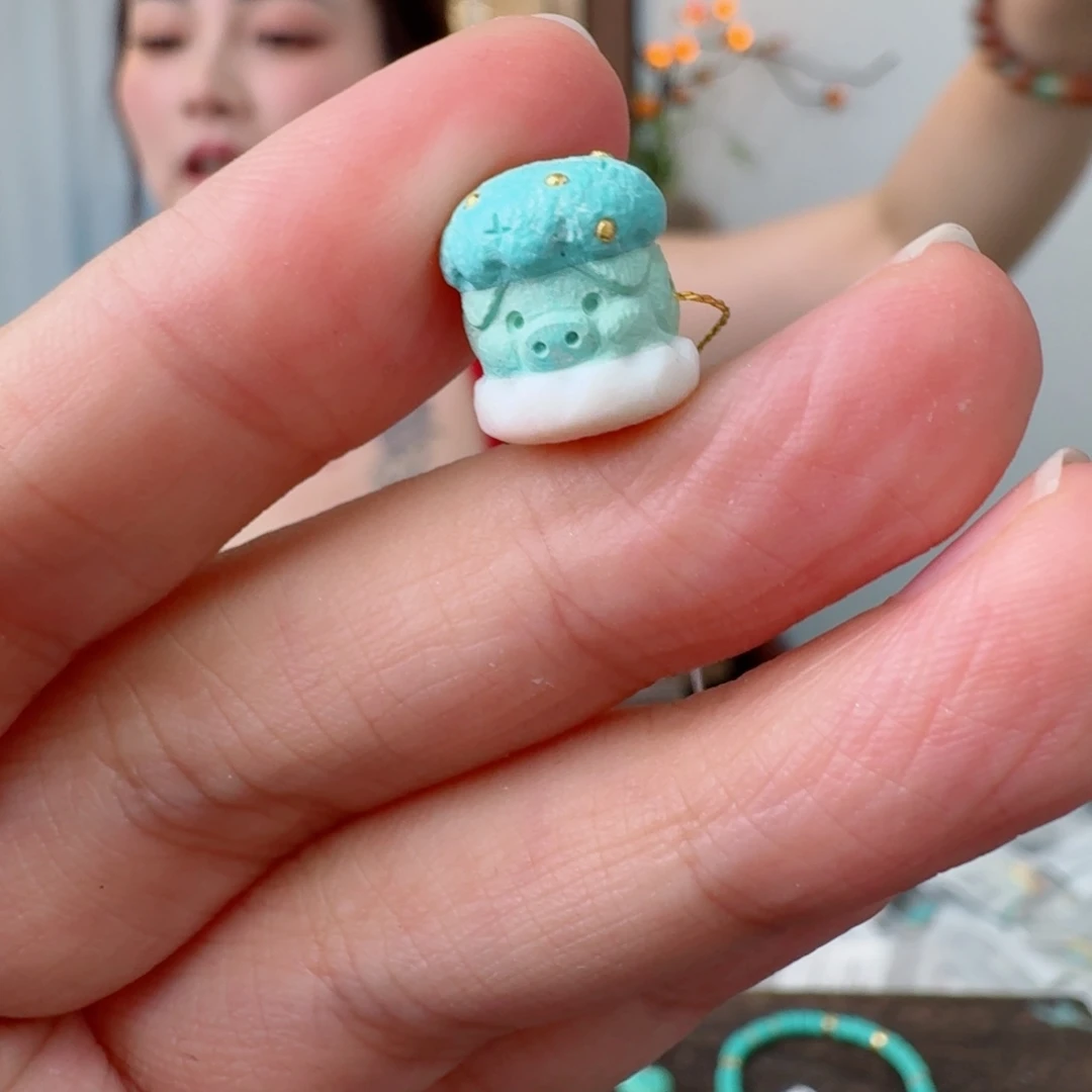 未镶嵌绿松石珠宝奇石