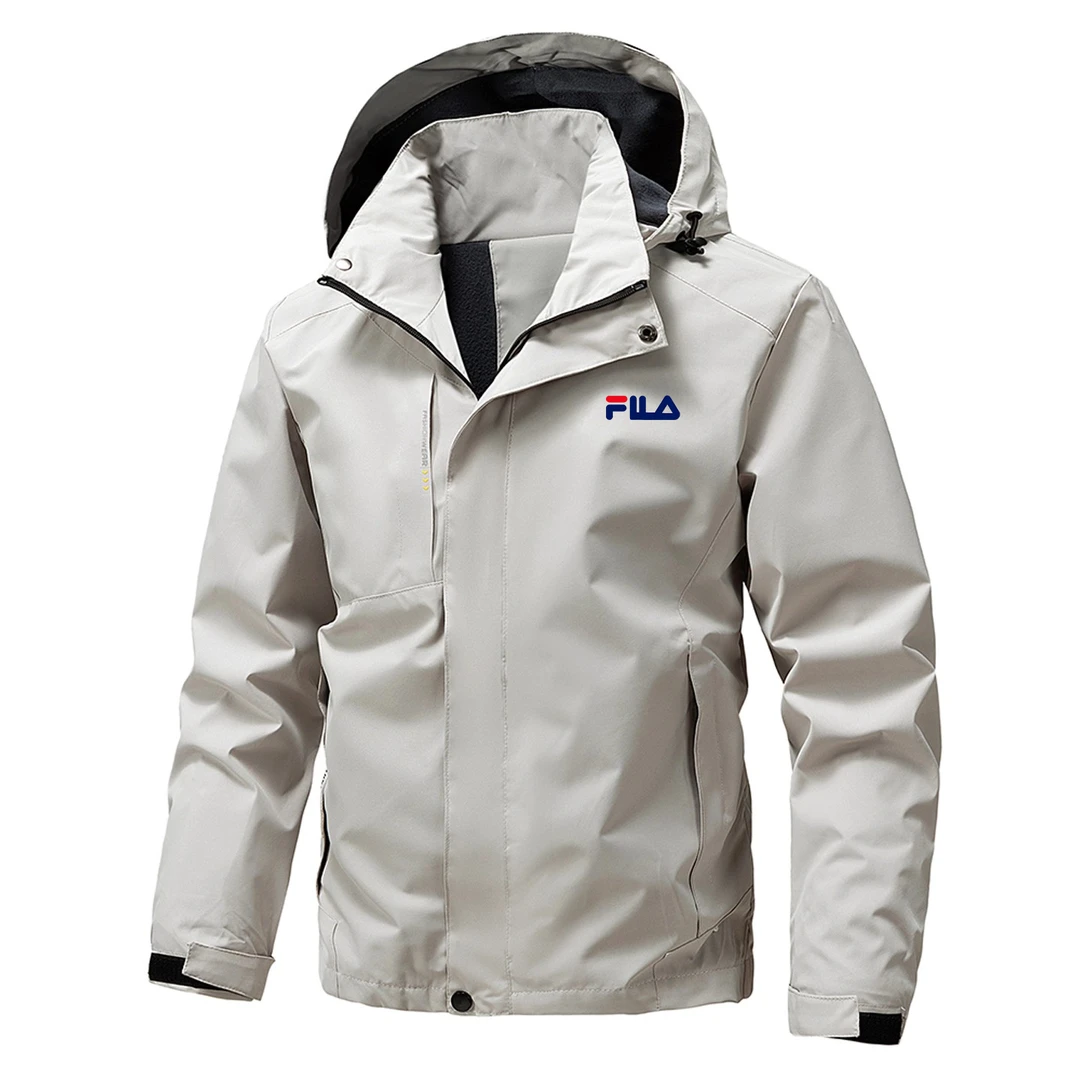 一折区I男士冬款连帽宽松短款冲锋衣夹克外套