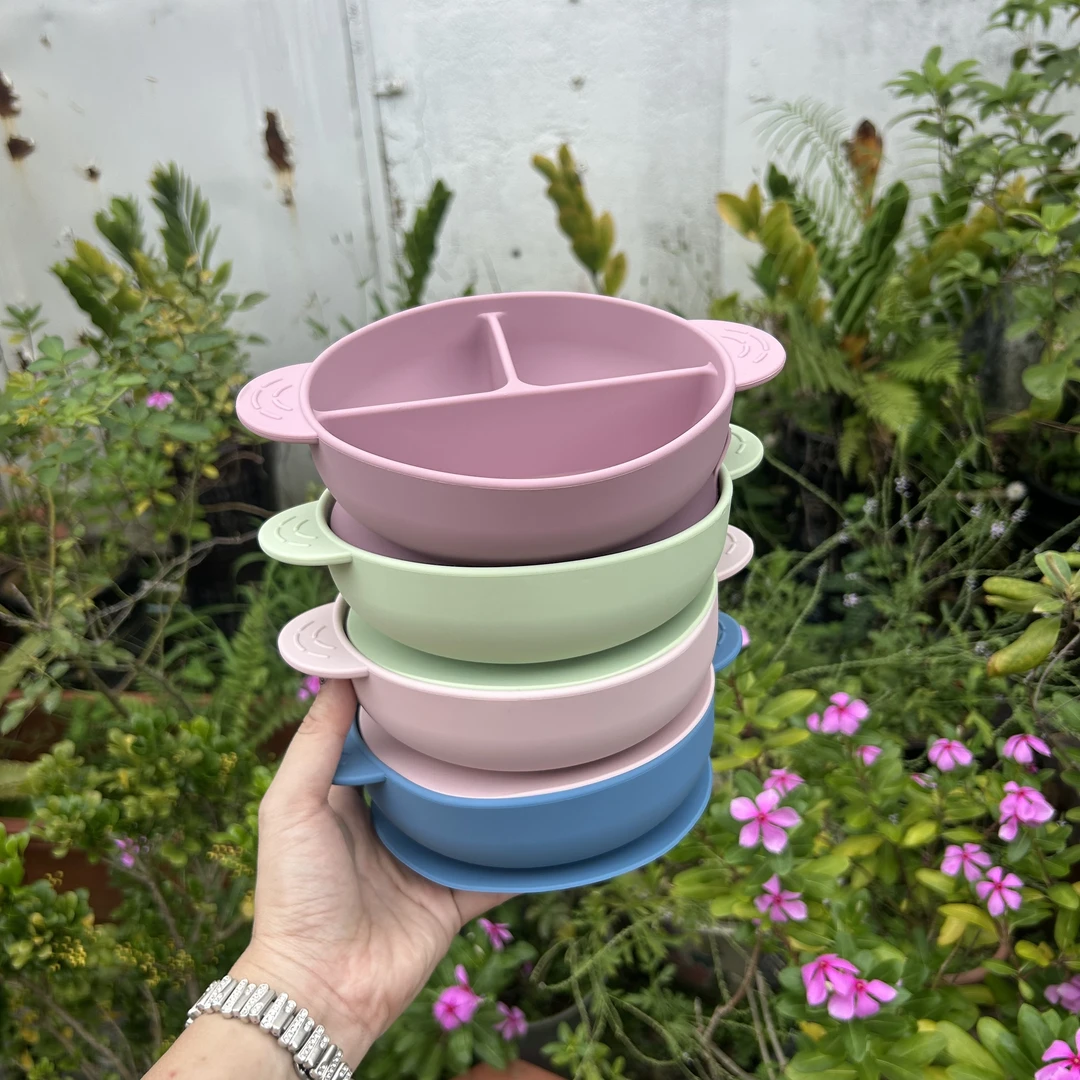 微瑕 儿童硅胶餐盘饭碗喝水杯子