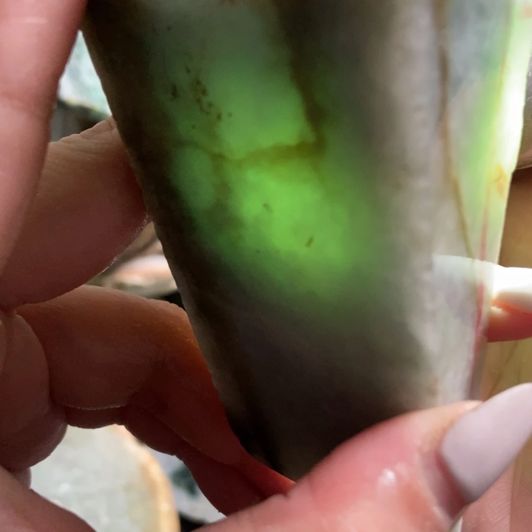 翡翠未镶嵌挂件天然翡翠