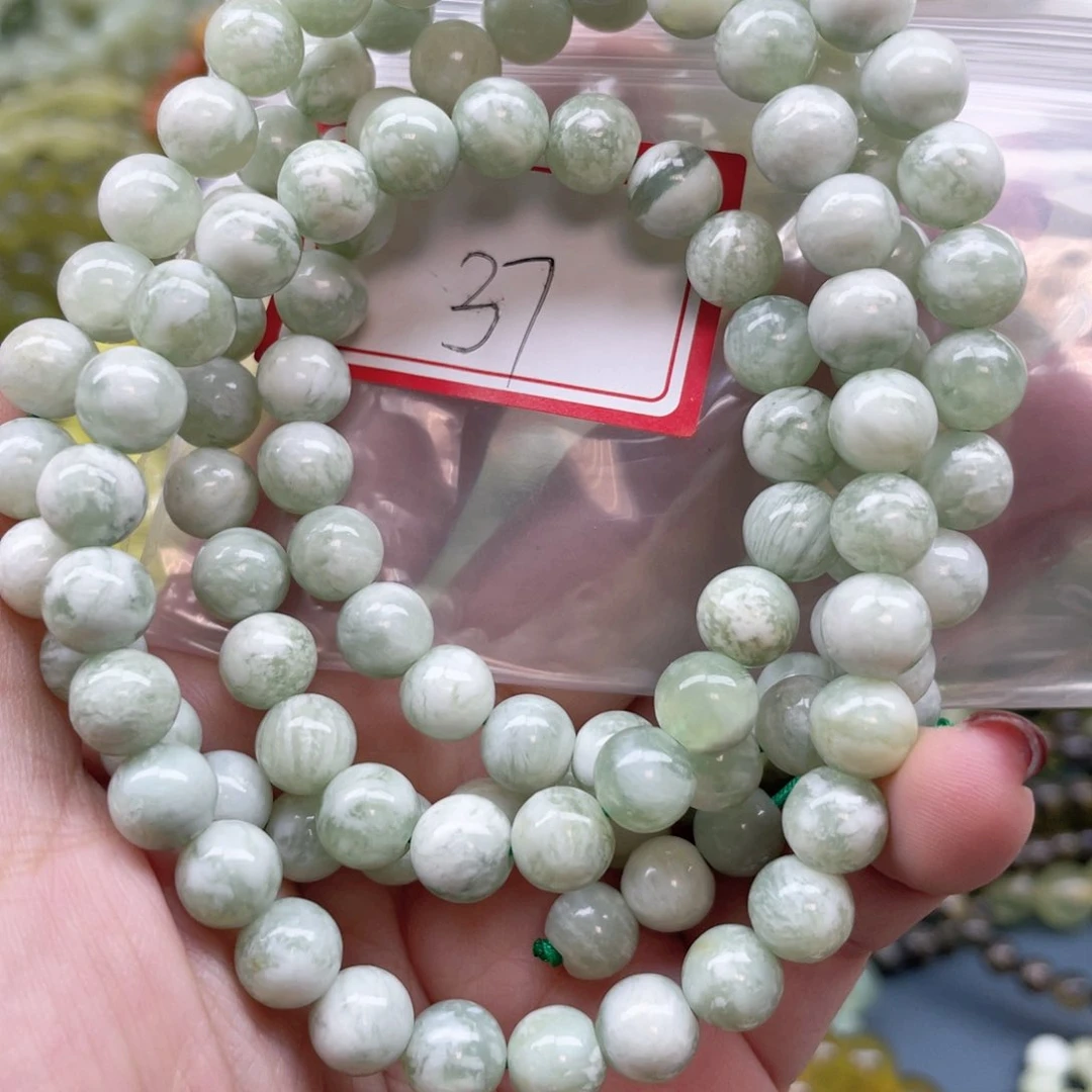 未镶嵌蛇纹石玉手串