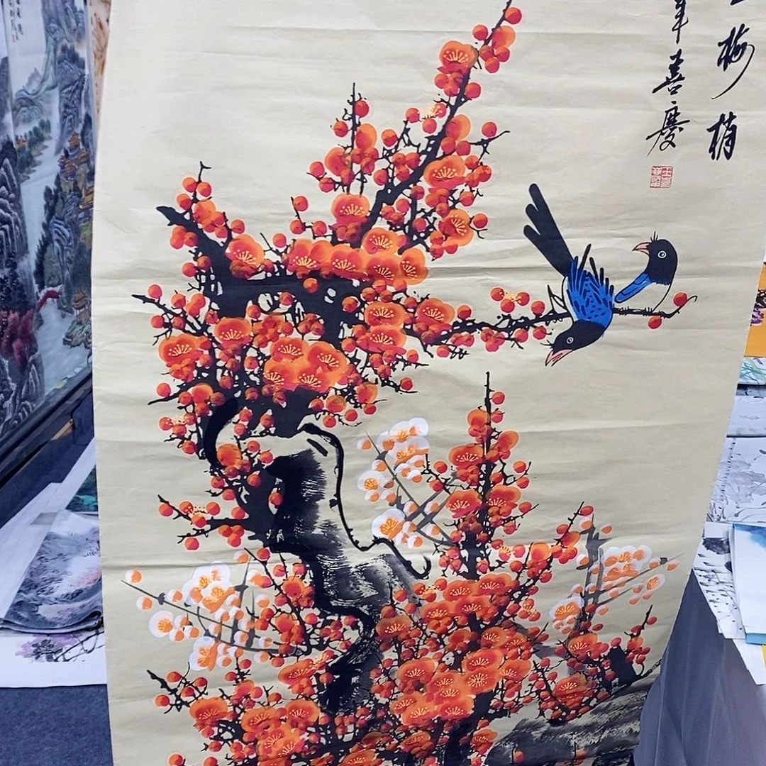 国画国画手绘作品