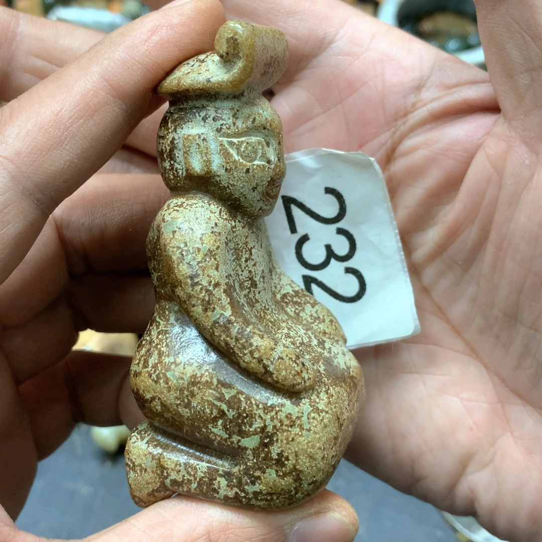 未镶嵌和田玉挂件琦****n