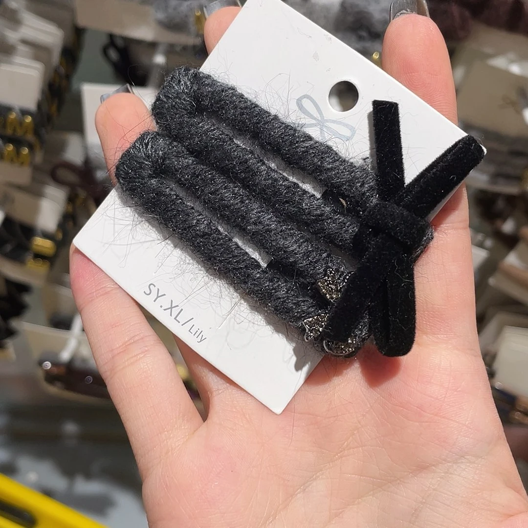 非金属深灰蝴蝶结一组