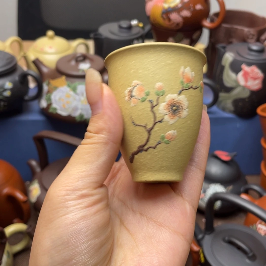 茶杯紫泥紫砂主人杯50cc