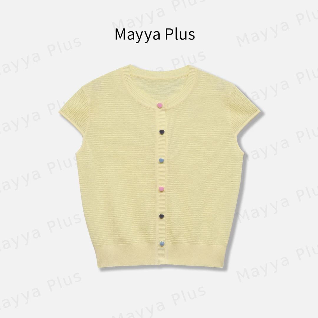 【糖果扣】轻奢气质显瘦欧若风针织开衫32526113