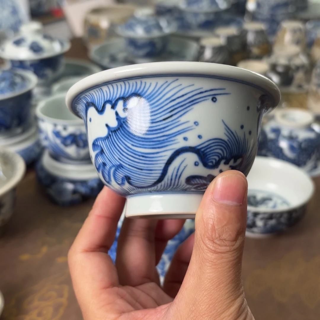 摆件陶瓷景德镇手绘茶器