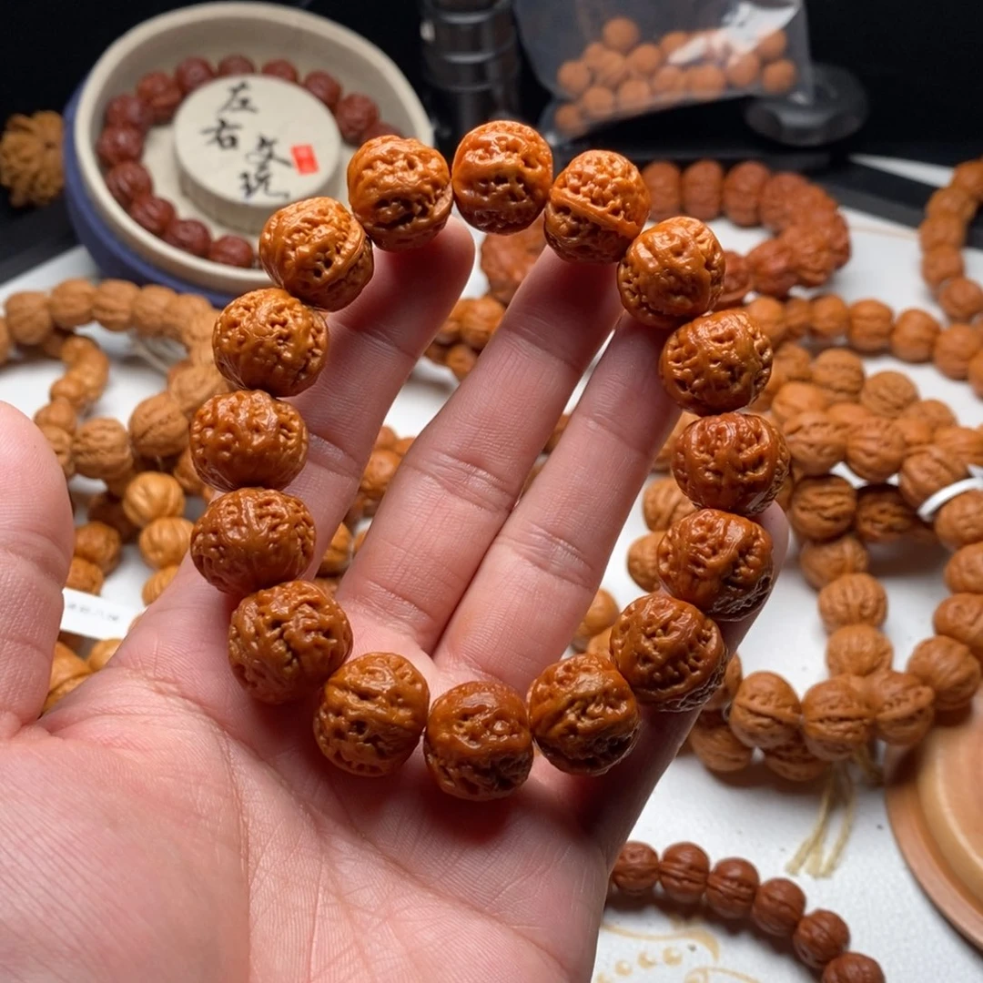 文玩核桃手串大粗筋小核桃