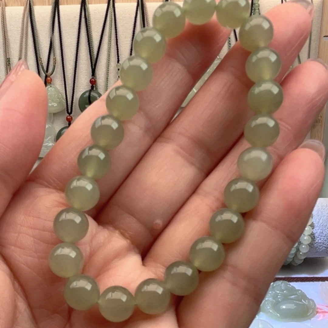 和田玉未镶嵌手链