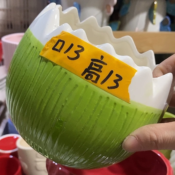 陶摆件陶盆有孔 瑕疵介意勿拍