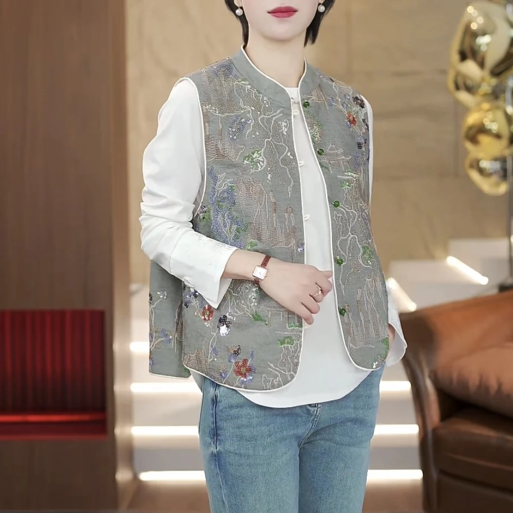 【渲渲推荐】QQ-4613春季减龄轻奢气质马甲