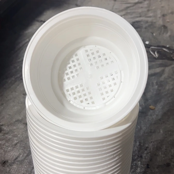 15公分白色韩盆10个