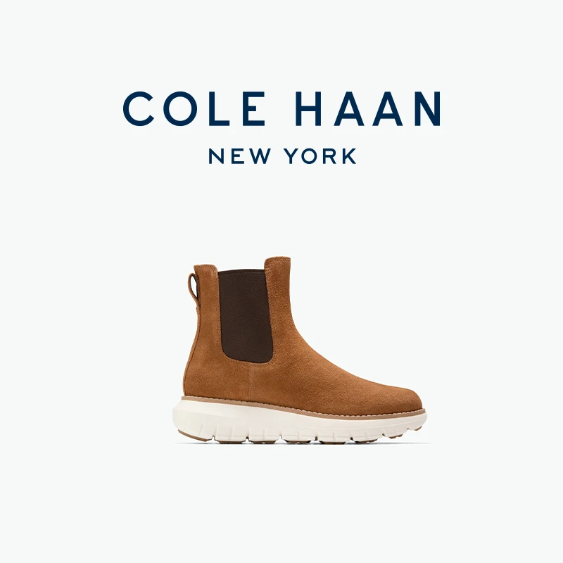 Cole Haan/歌涵 25新款女士时装靴中筒 切尔西短靴子女W35135