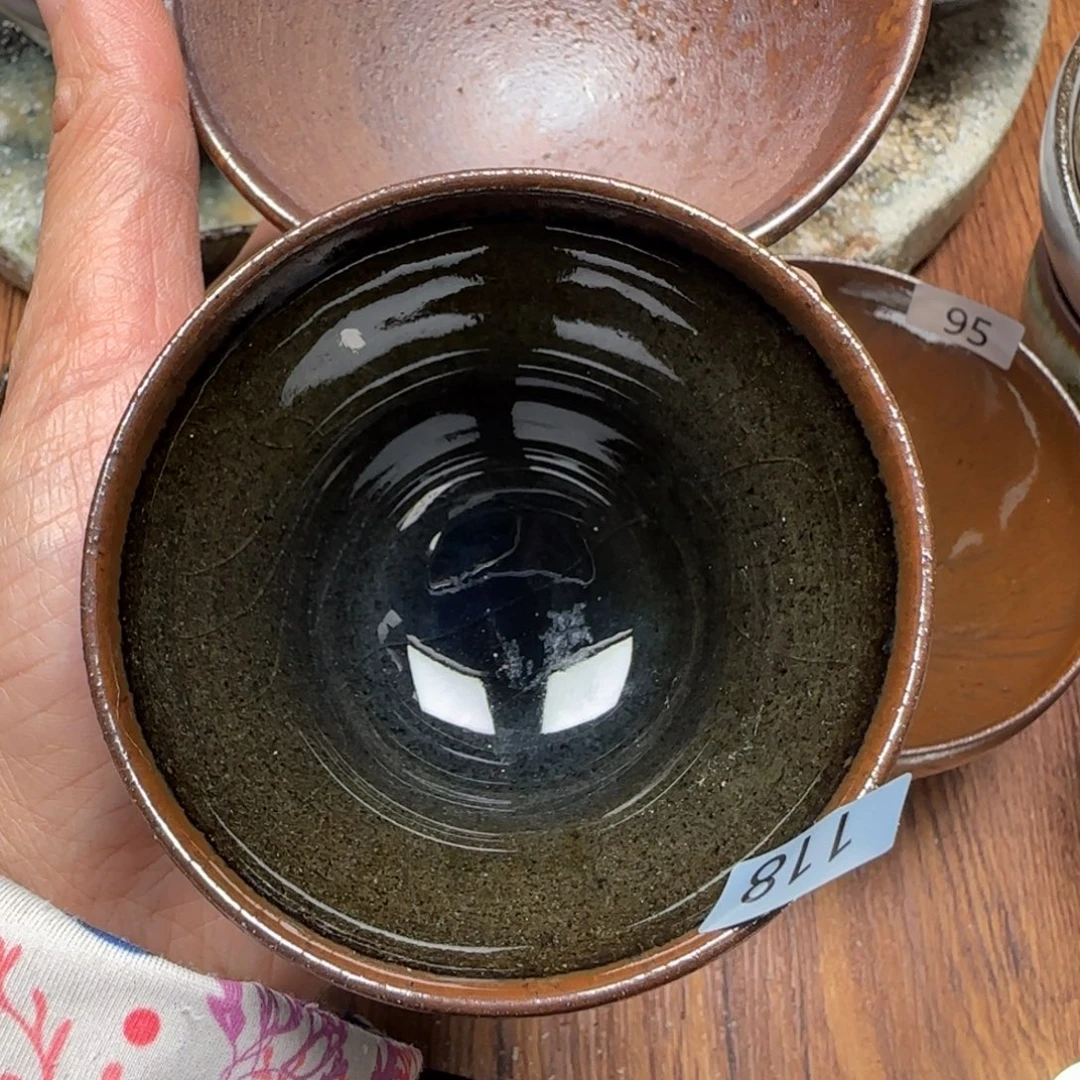 和***和柴烧建盏茶盏茶杯119 118