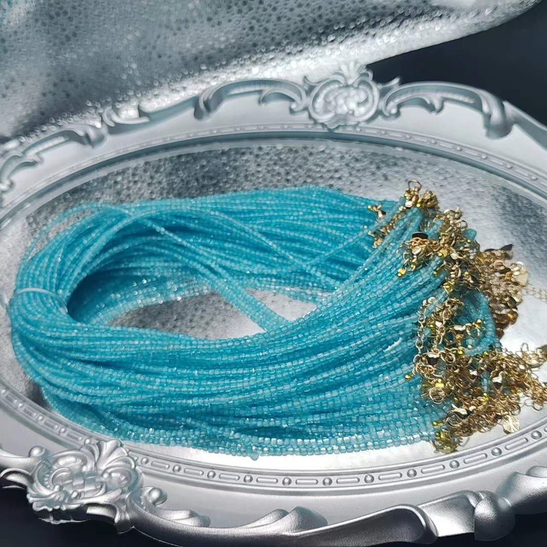 硕夏天然托帕石2-3mm项链多样性发其一SX160