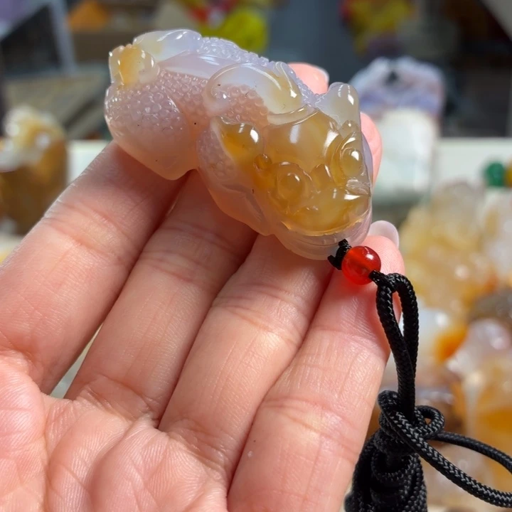 玛瑙/玉髓未镶嵌吊坠(不含链)