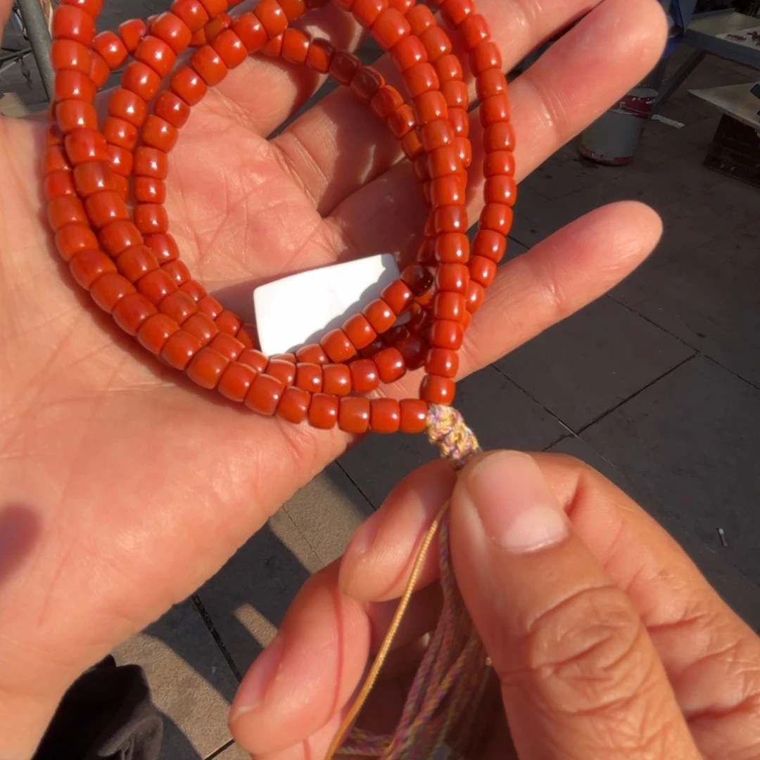 南红玛瑙颈饰合金默*