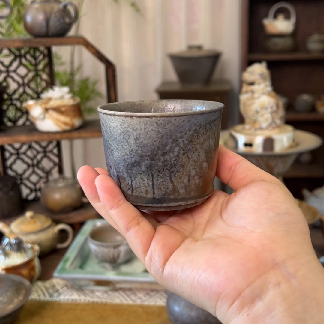 08中白重落灰主人杯