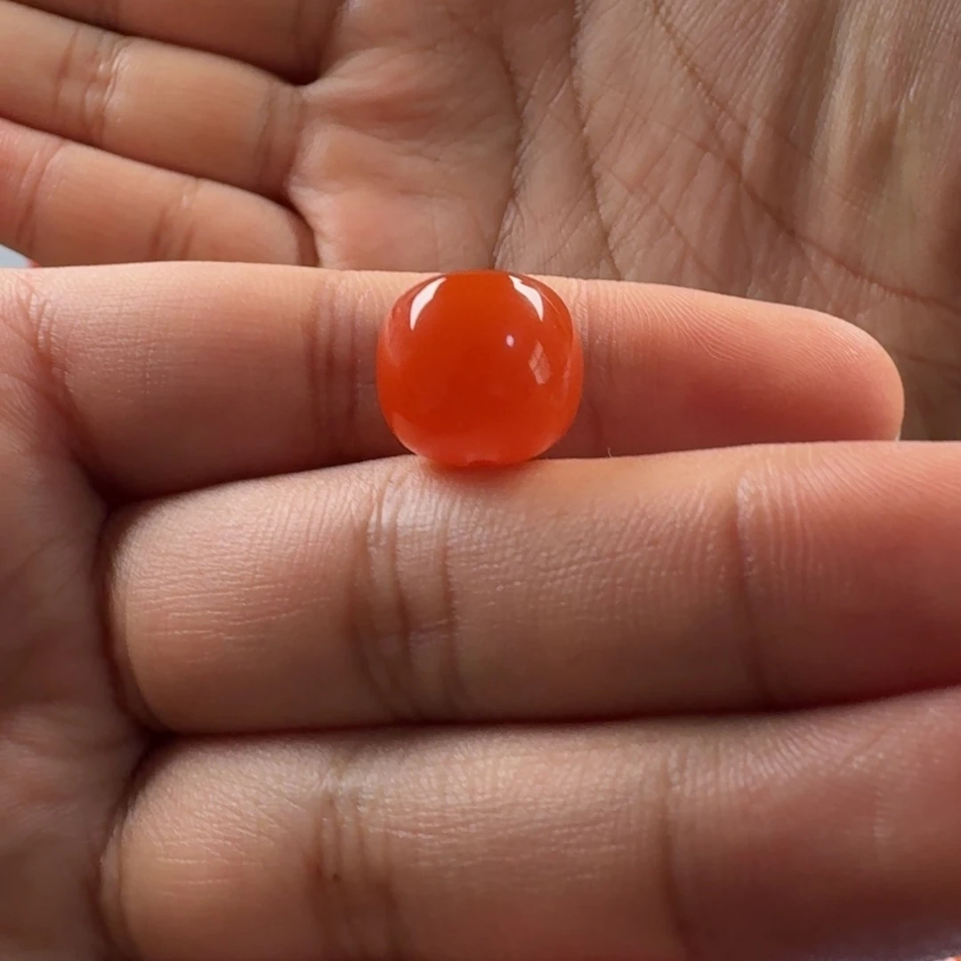 南红玛瑙未镶嵌老型13.6*12.5mm