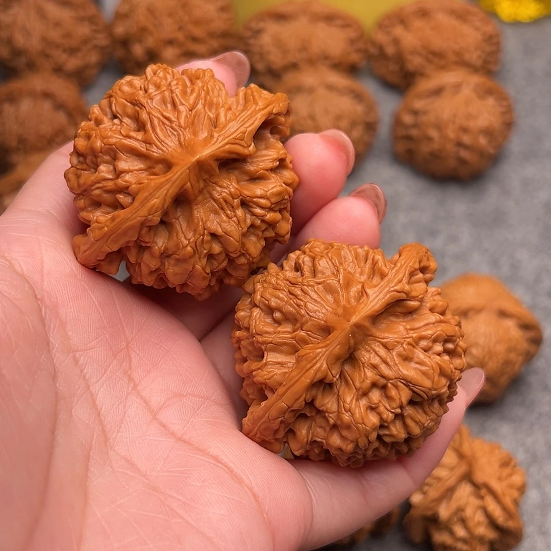 把件文玩核桃精品麒麟纹官帽52+全品毕业款