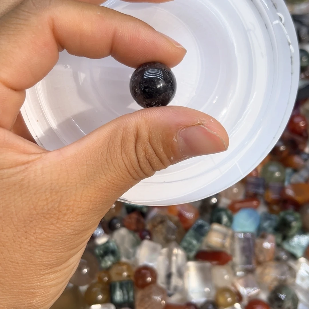 紫晶珠宝半成品未镶嵌J***?29打孔