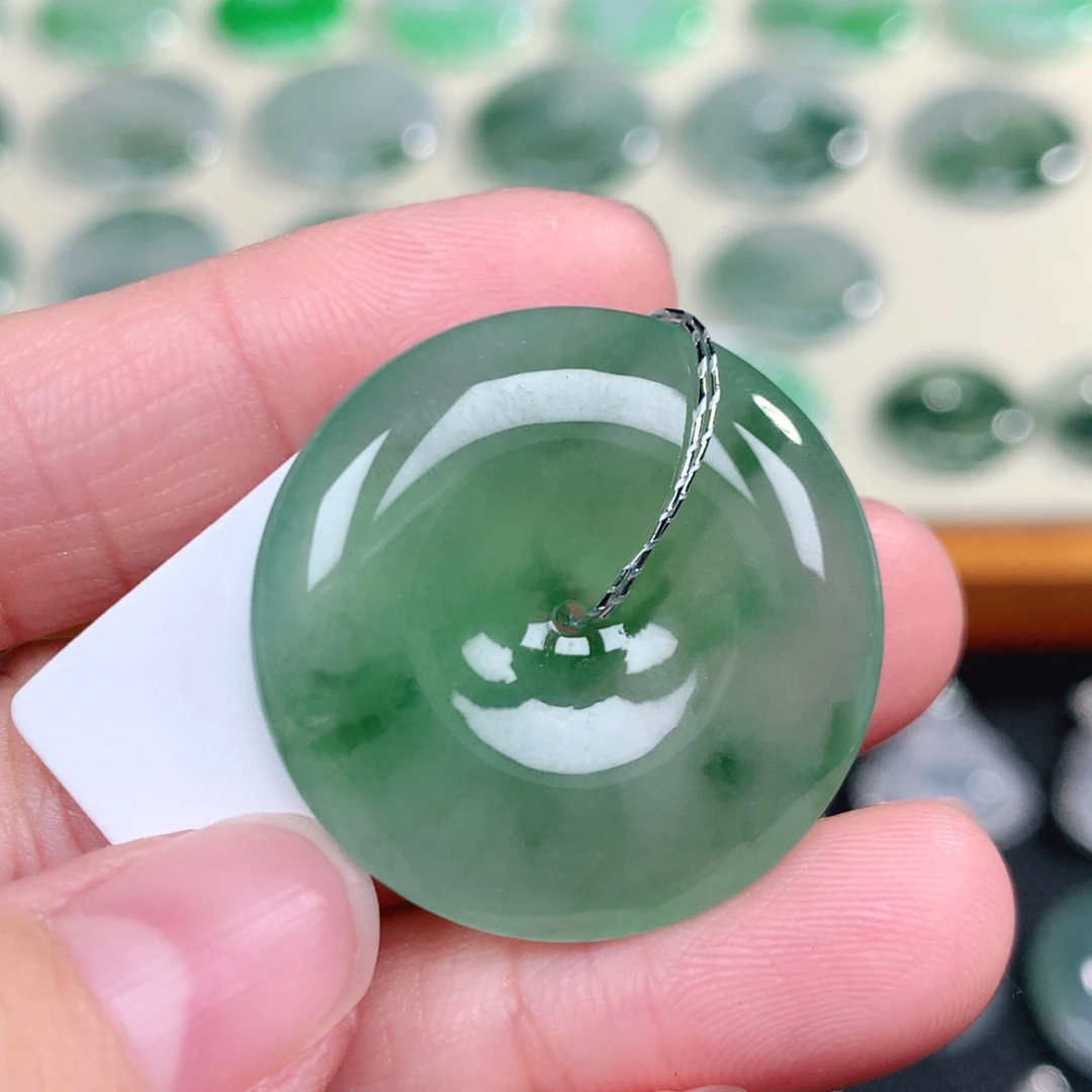 翡翠未镶嵌吊坠(不含链)29.7-6.1