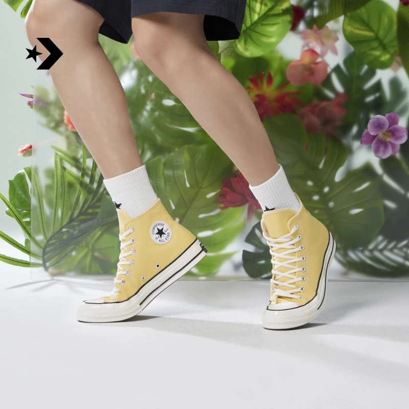 【流光风】匡威1970S男女高帮休闲板鞋落叶黄黄色A10526C