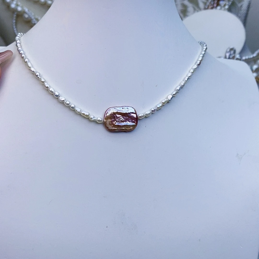 淡水珍珠颈饰未镶嵌