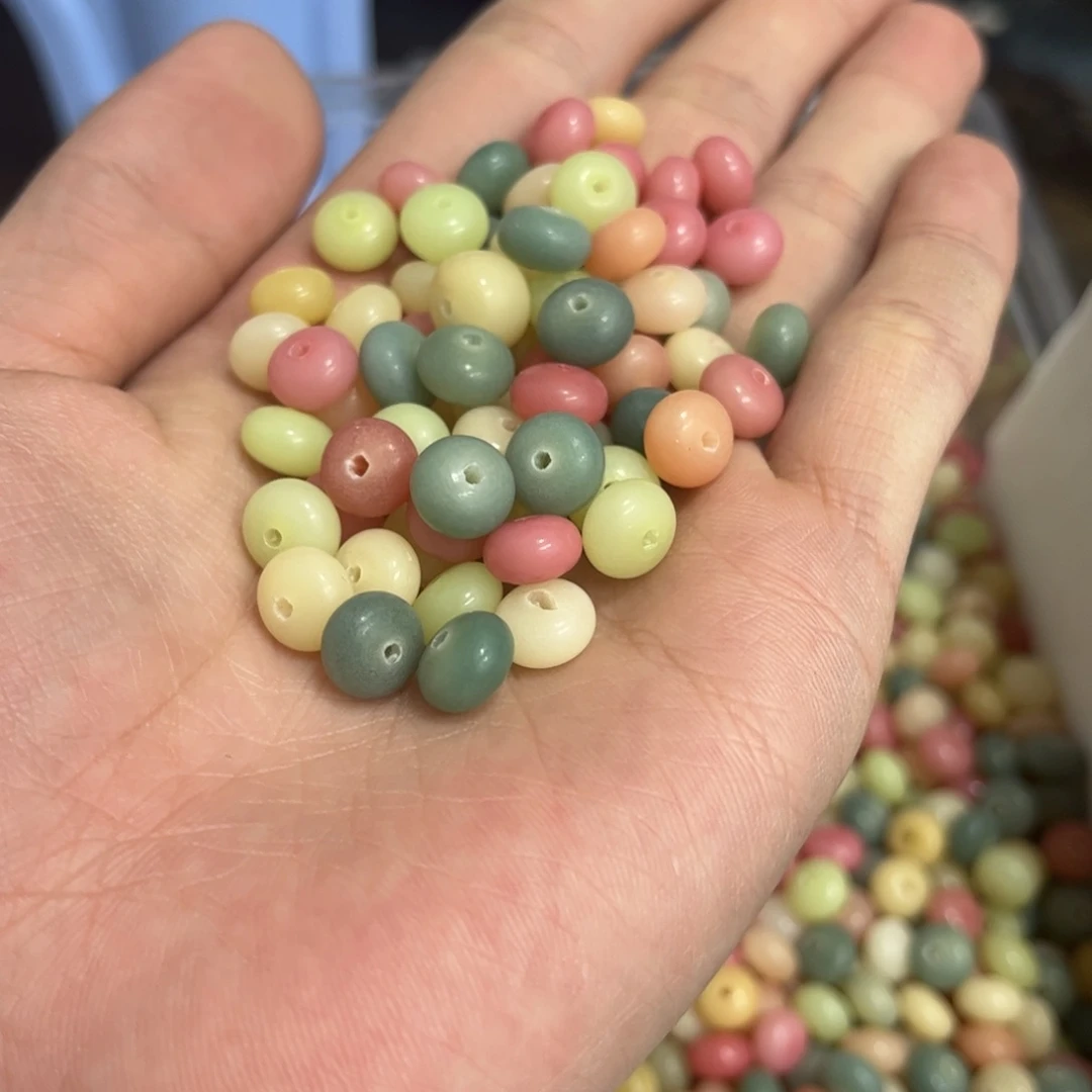 【闪购商品】白玉菩提吊坠z9/100+50颗微瑕算盘