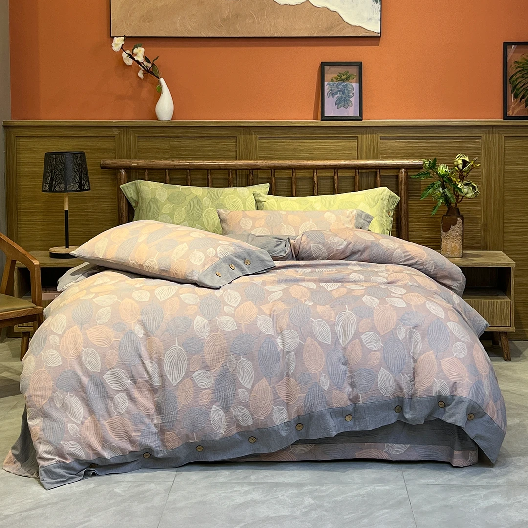 庄织高端超柔四件套 全棉复古轻奢加厚秋冬四件套