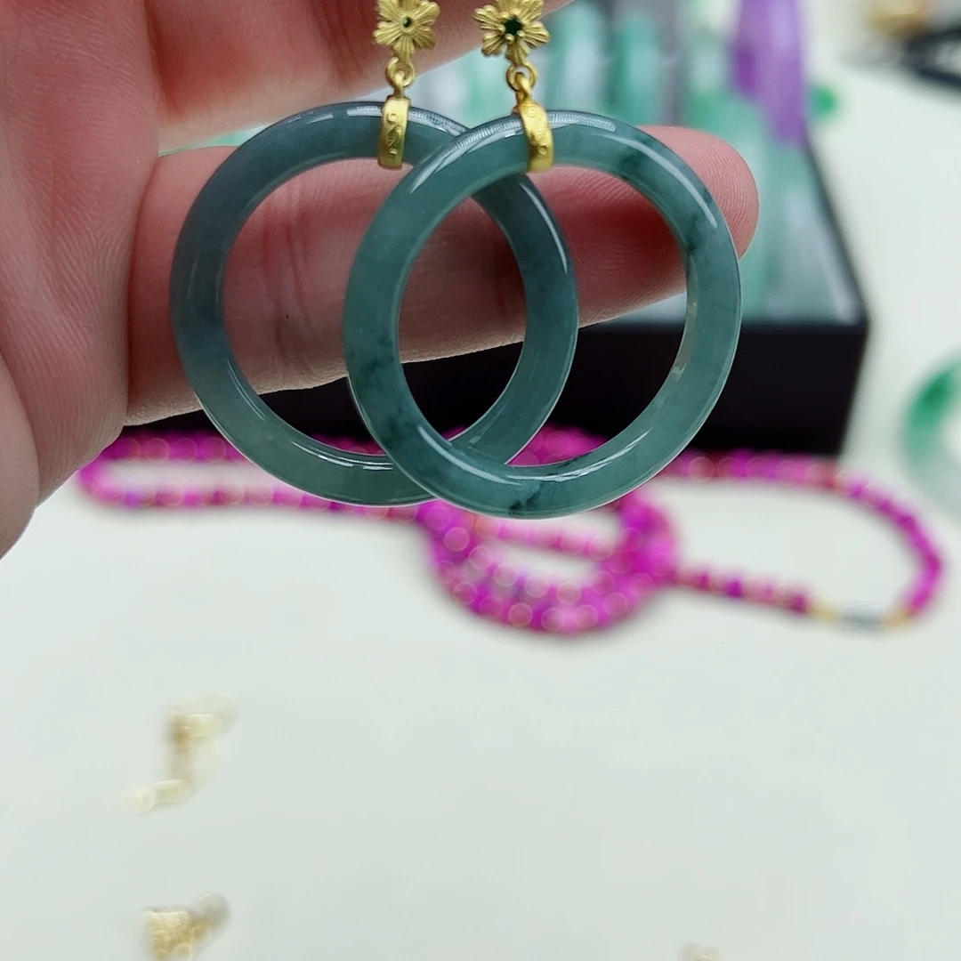 翡翠吊坠(赠链)银S925镶嵌