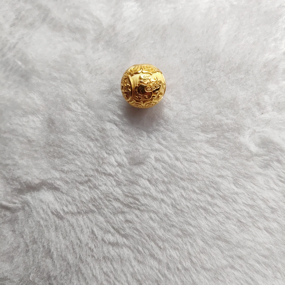 金元宝足金999貔貅珠子首饰