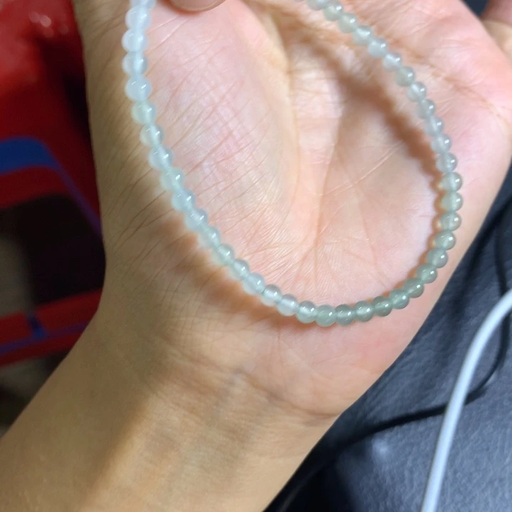 定制翡翠未镶嵌翡翠珠串卡4不退不换