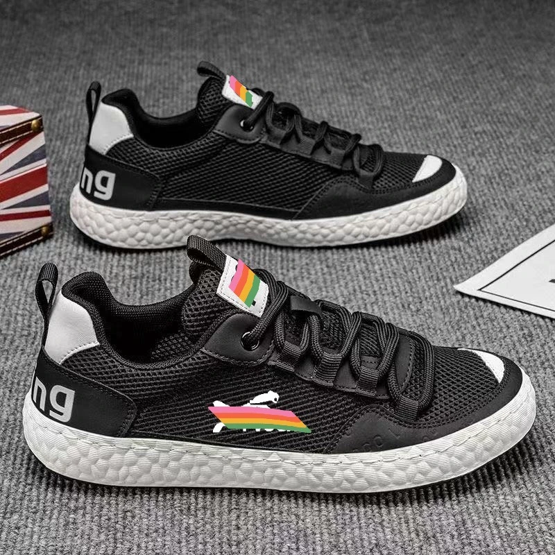 网面透气男鞋男款休闲爆款帆布鞋新款网红夏季痞帅潮男鞋子