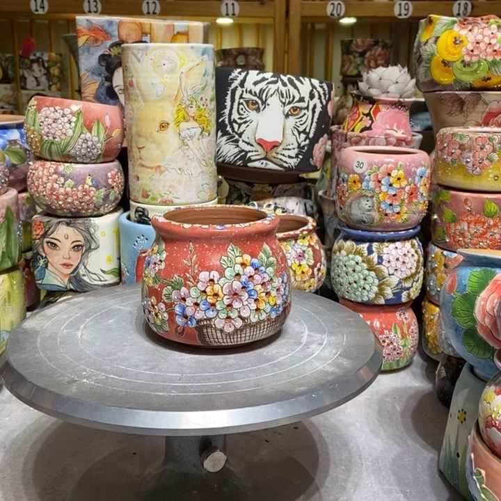 景德镇艺术手绘作品