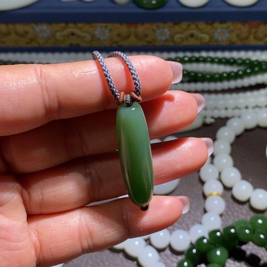 和田玉手链未镶嵌泥*