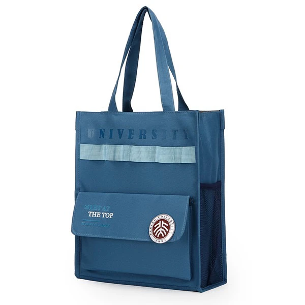 大学生手提袋大容量帆布高弹牛津布文件袋可收纳课外资料作业