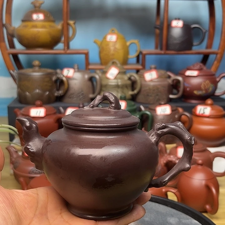 茶壶紫砂微瑕不带证书礼盒260cc