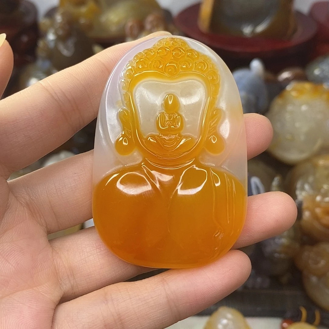 玛瑙/玉髓吊坠未镶嵌