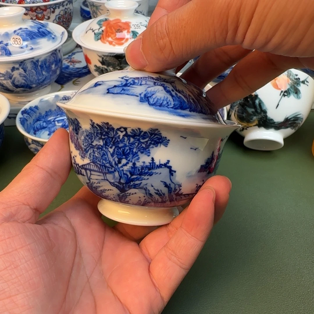 陶纯手工纯手绘茶具396