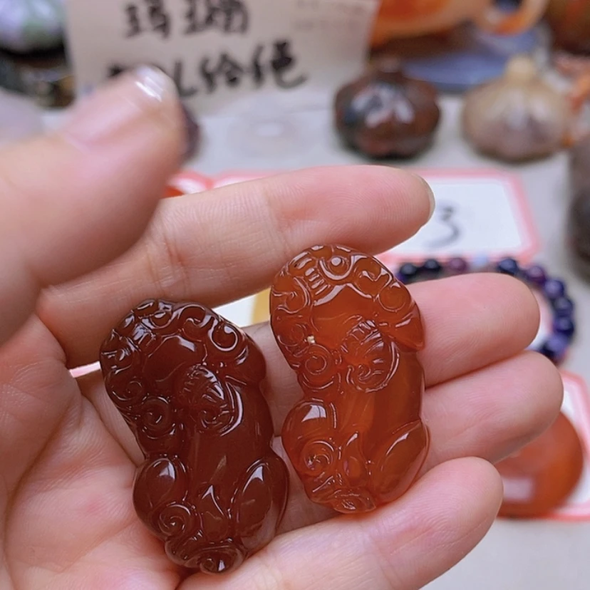 【闪购商品】未镶嵌玛瑙/玉髓珠宝半成品黄*阳