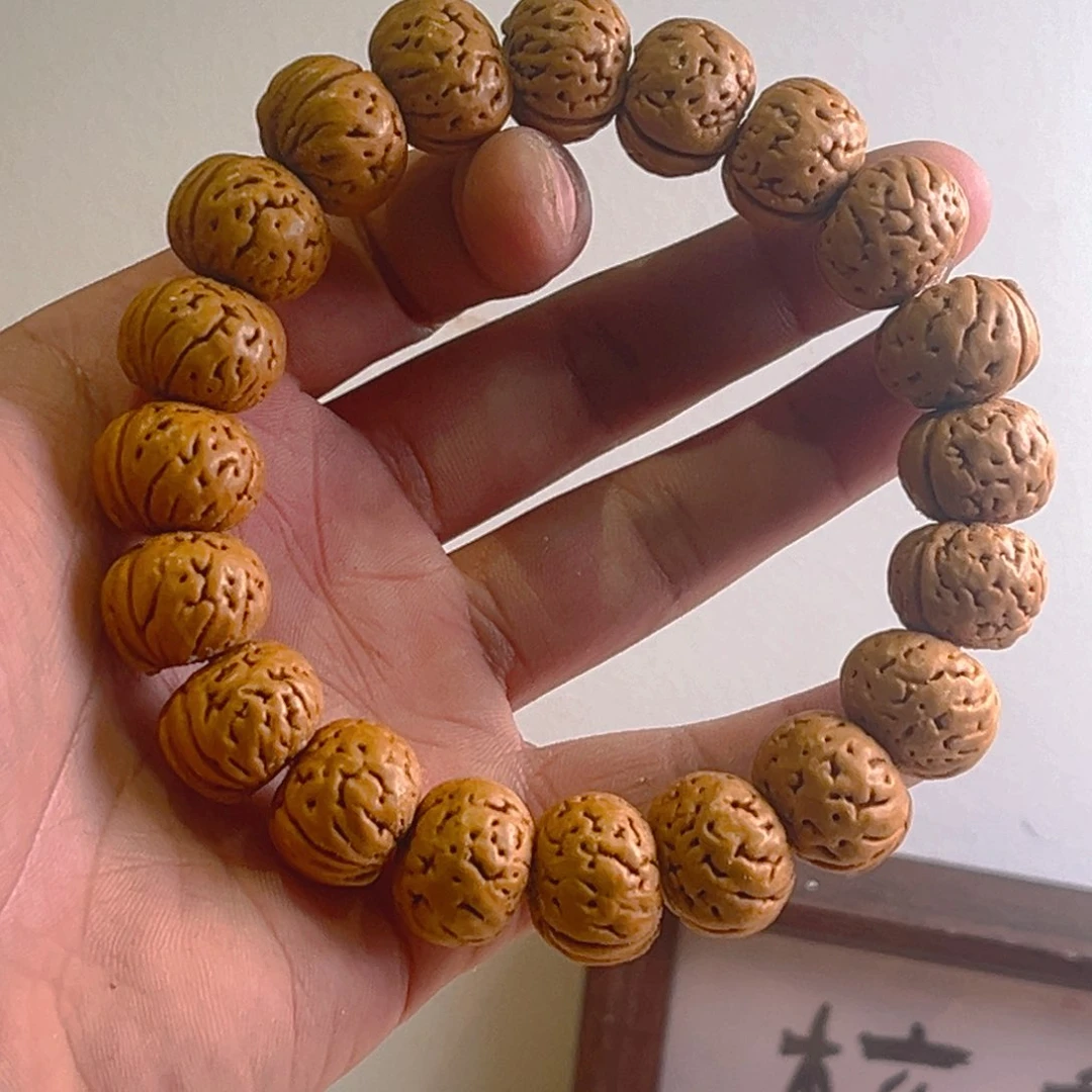 吊坠桃核桃核树王纽扣17